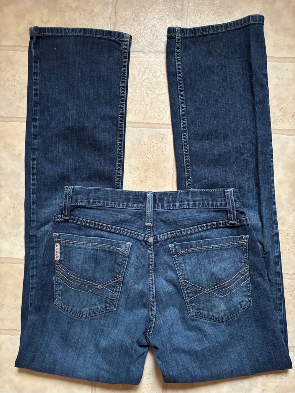 Cinch lan Jeans Slim Bootcut Men's 30x36 Blue MB65436001 Cowboy Denim Western